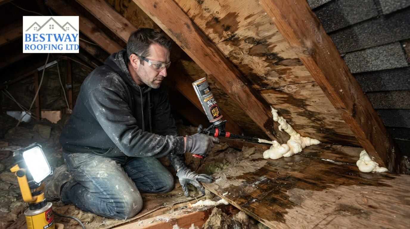 How to Fix a Leaking Roof From the Inside