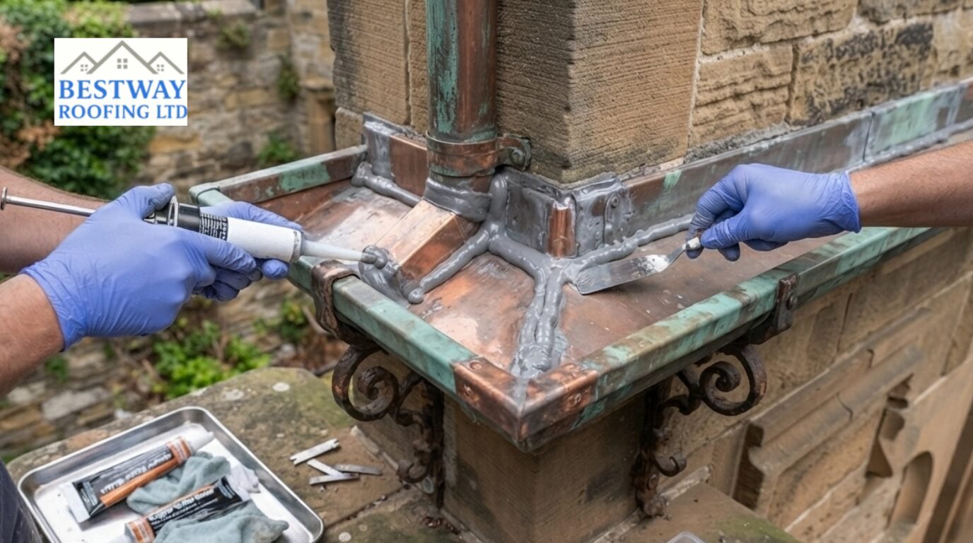 How to Seal Leaking Gutter Joints