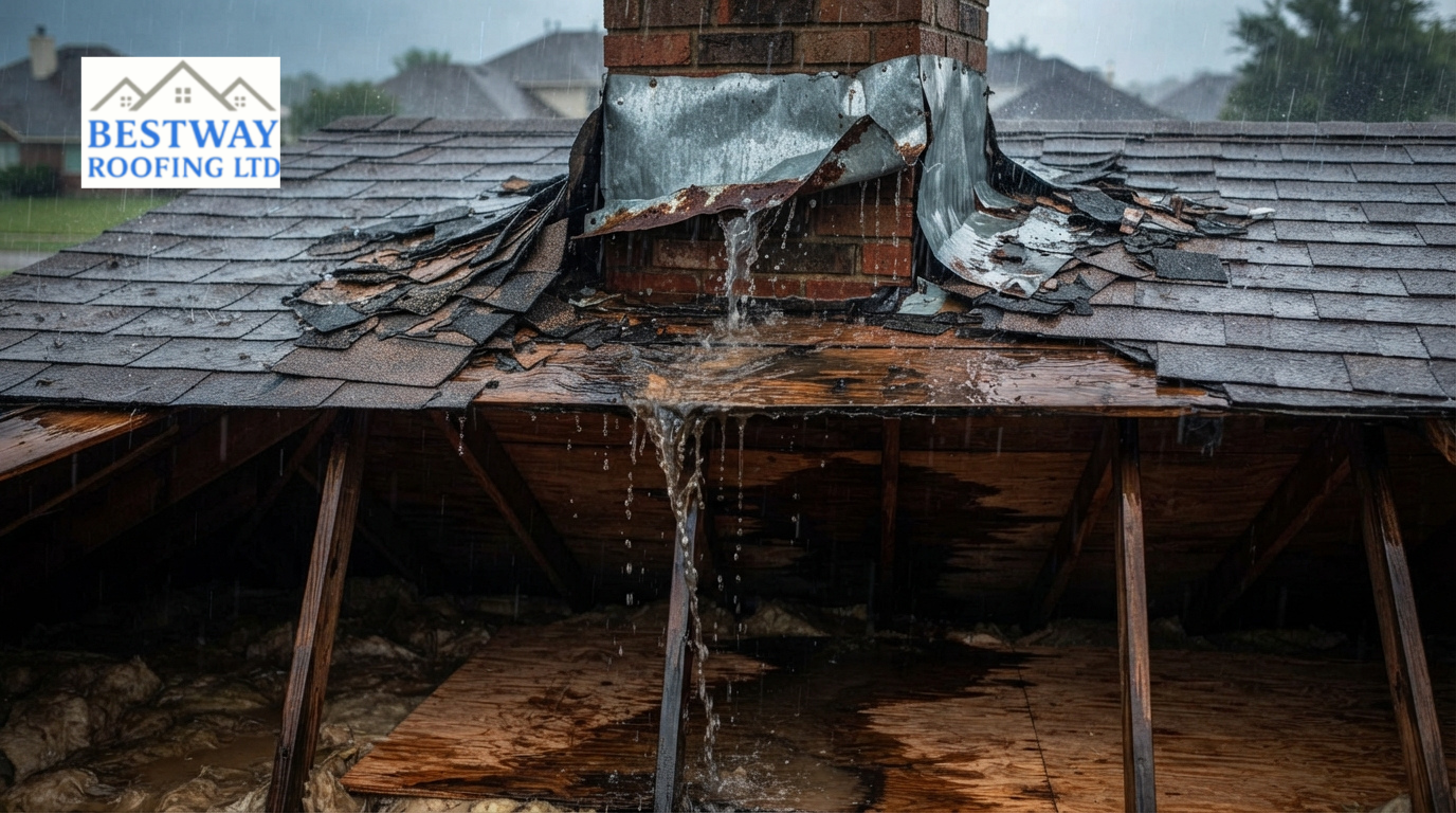 Storm Damage on Roof